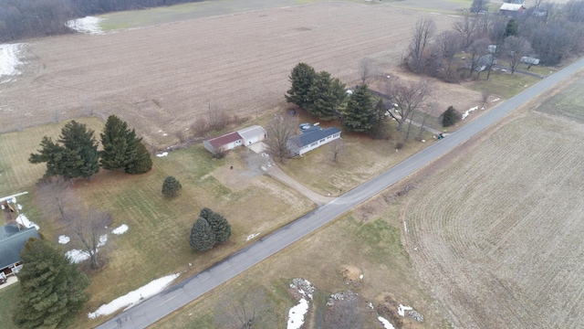 53240 Hemlock Lake Rd, Marcellus, MI 49067 - bird's eye view with a rural view