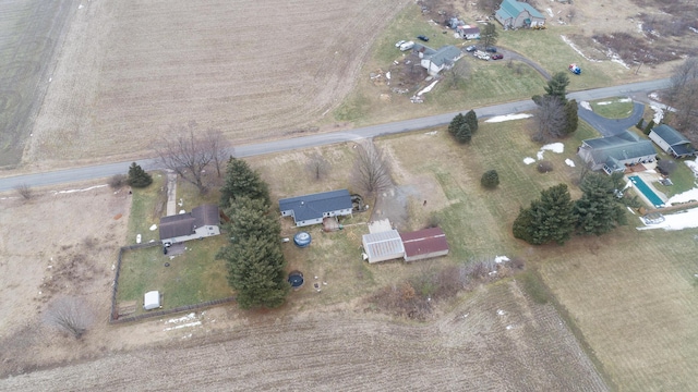 53240 Hemlock Lake Rd, Marcellus, MI 49067 - aerial view with a rural view