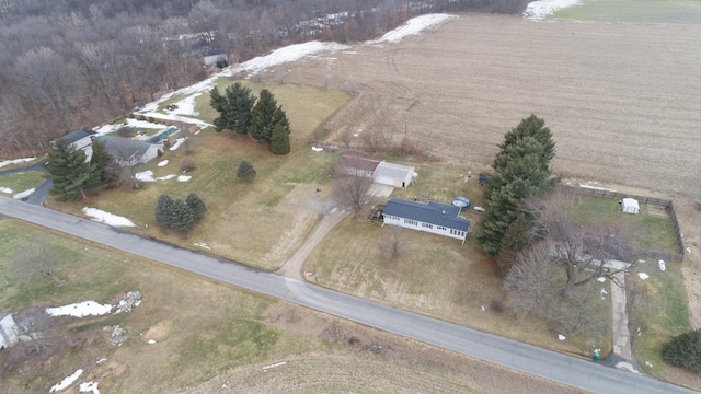 53240 Hemlock Lake Rd, Marcellus, MI 49067 - bird's eye view with a rural view