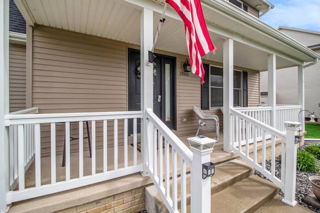15000 Tiara Ave, Monroe, MI 48161 - entrance to property featuring covered porch