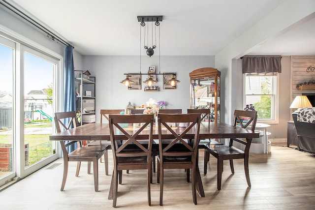 15000 Tiara Ave, Monroe, MI 48161 - dining space featuring light wood-type flooring