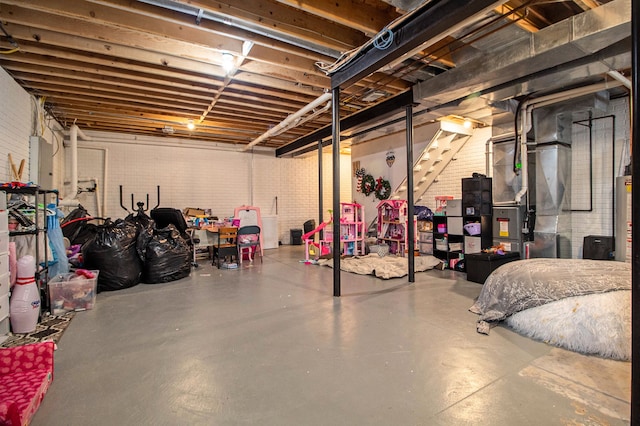 15000 Tiara Ave, Monroe, MI 48161 - view of unfinished basement