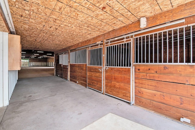 view of horse barn