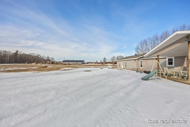 4731 N Osborn Rd, Riverdale, MI 48877 - view of yard covered in snow
