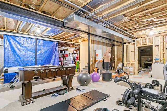 view of exercise room