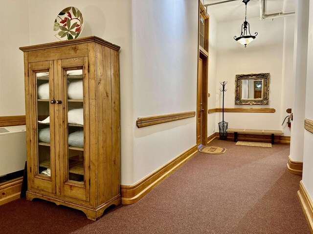 800-204 Cottageview Dr, Traverse City, MI 49684 - corridor featuring baseboards and carpet flooring