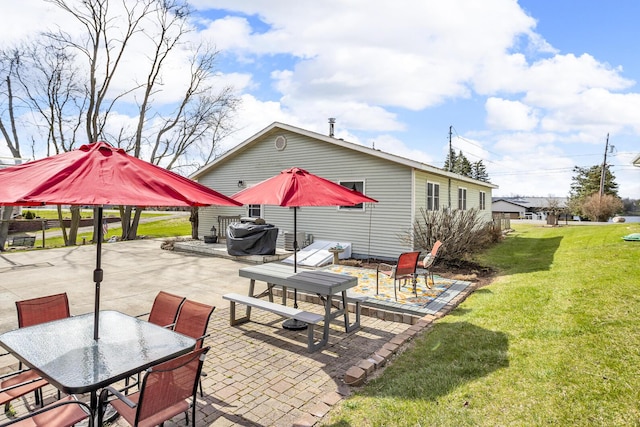 220 Nottingham Dr, Brooklyn, MI 49230 - view of patio featuring outdoor dining area
