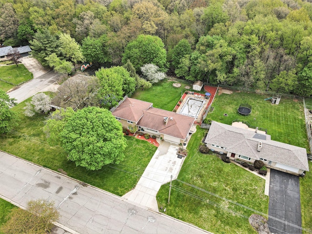 aerial view