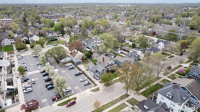 birds eye view of property featuring a residential view