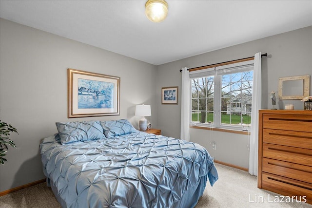 6332 Rush Creek Ct, Hudsonville, MI 49426 - bedroom featuring baseboards and light carpet