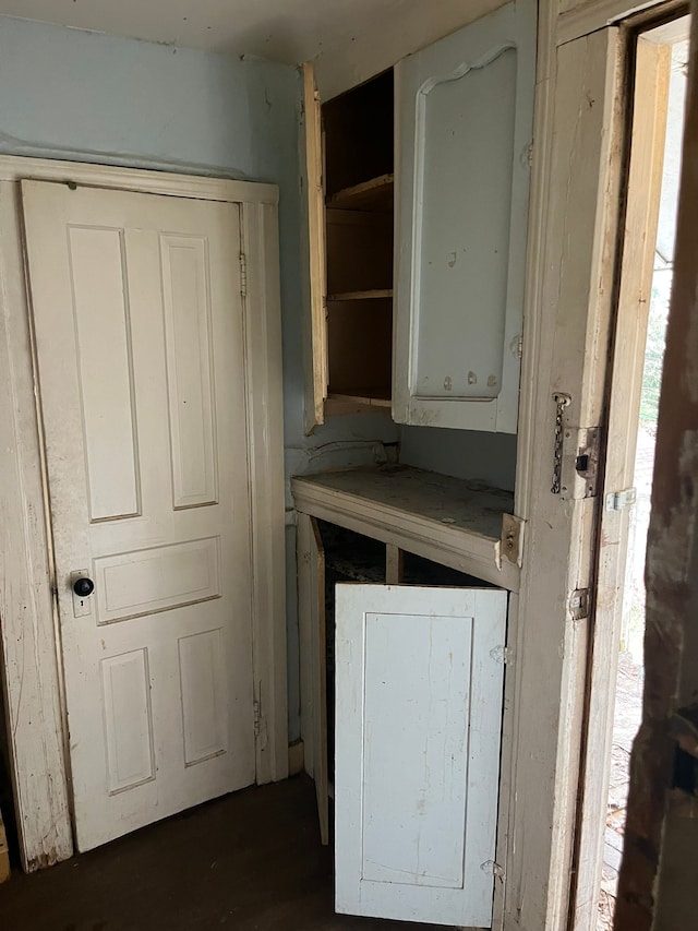 laundry room with electric panel