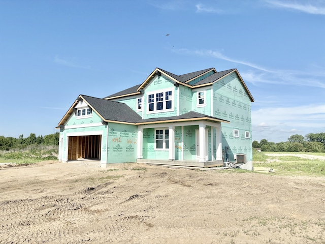6612 Northfield Dr SW, Byron Center, MI 49315 - property in mid-construction featuring covered porch and a garage