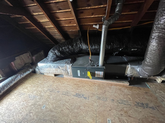 171 Davis St, Wyandotte, MI 48192 - view of unfinished attic