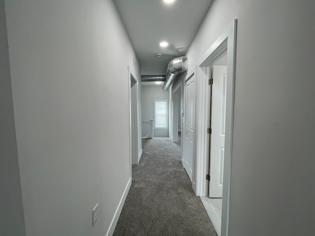 171 Davis St, Wyandotte, MI 48192 - hallway with light colored carpet and baseboards