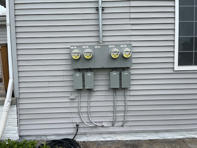 171 Davis St, Wyandotte, MI 48192 - exterior view of electric meter