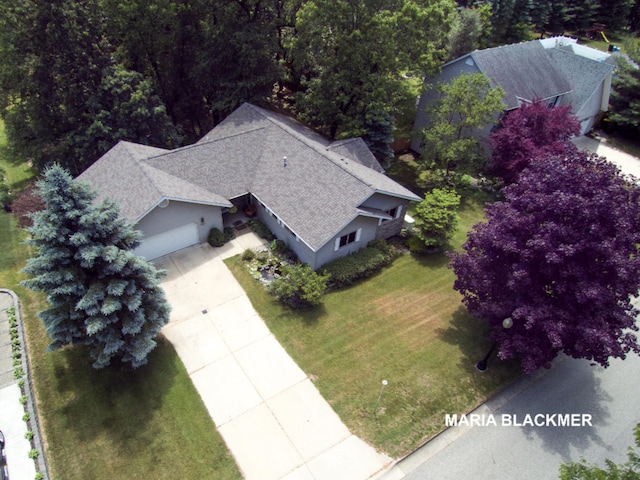 drone / aerial view