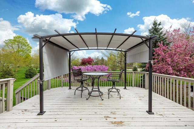 view of deck