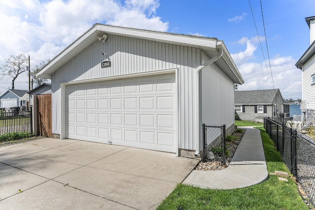 23848 Brady St, Edwardsburg, MI 49112 - detached garage with fence