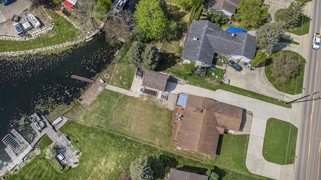 view of property location with a large body of water