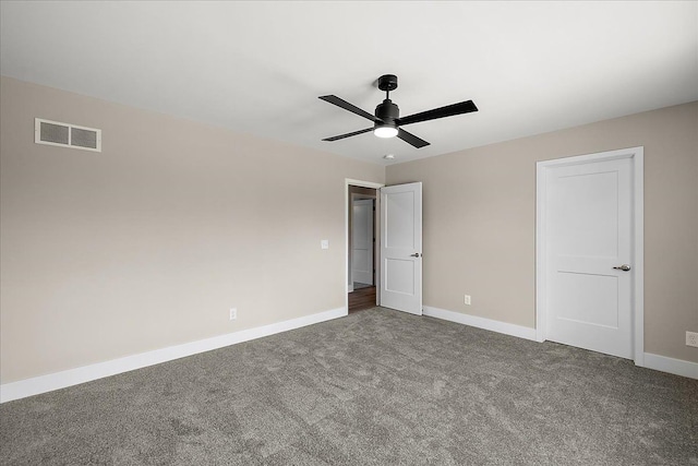 2600 Collegewood St, Ypsilanti, MI 48197 - unfurnished bedroom featuring baseboards, carpet flooring, and ceiling fan