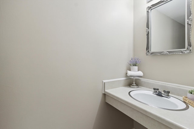 bathroom with a sink