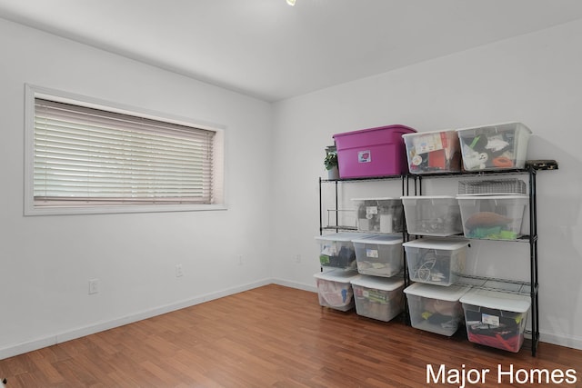 view of storage room