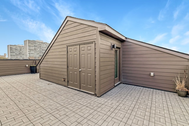 1049 Hampton Cir Unit 44, Detroit, MI 48207 - view of outbuilding