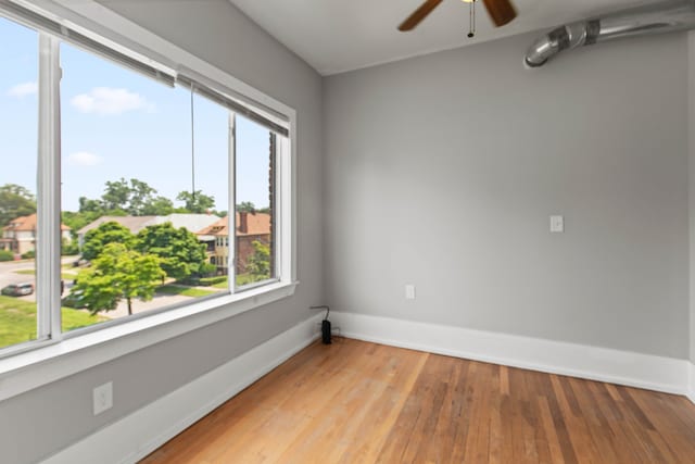 109 Leicester Ct, Detroit, MI 48202 - spare room featuring healthy amount of natural light, ceiling fan, and baseboards