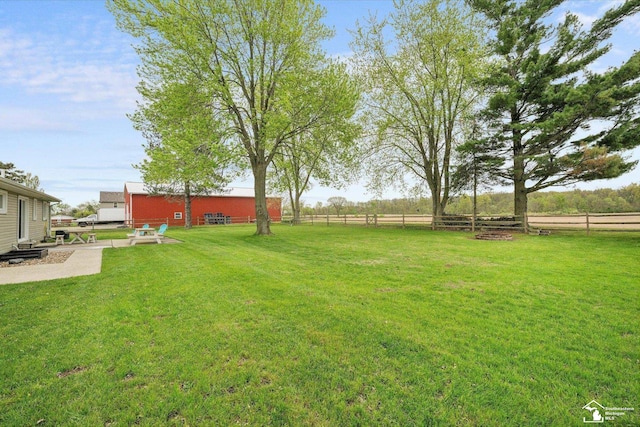 485 W Samaria Rd, Temperance, MI 48182 - view of yard featuring a patio and fence