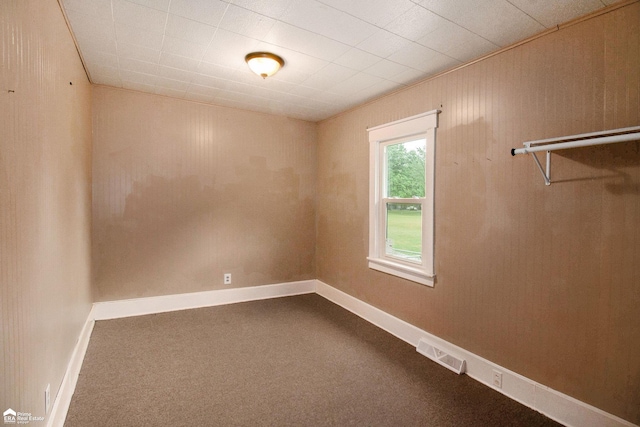 187 S Saginaw St, Montrose, MI 48457 - unfurnished room featuring dark carpet