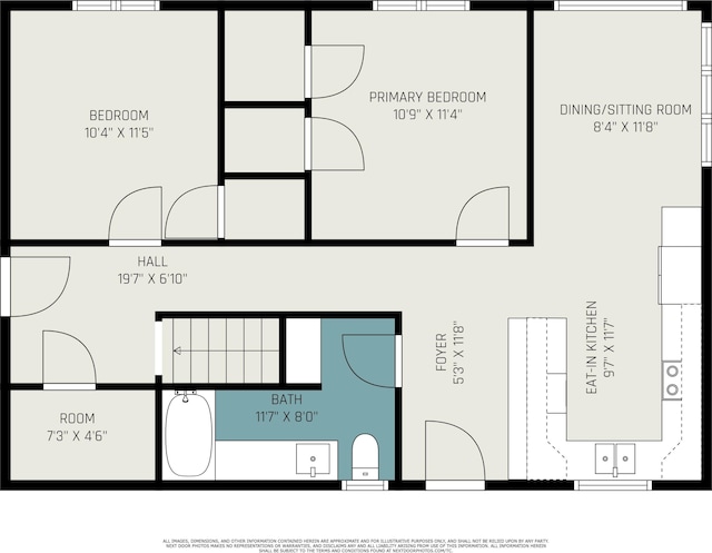 6302 E Interlochen Rd, Fountain, MI 49410 - room layout