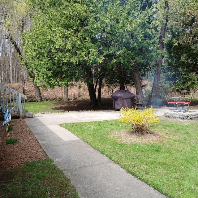 view of yard