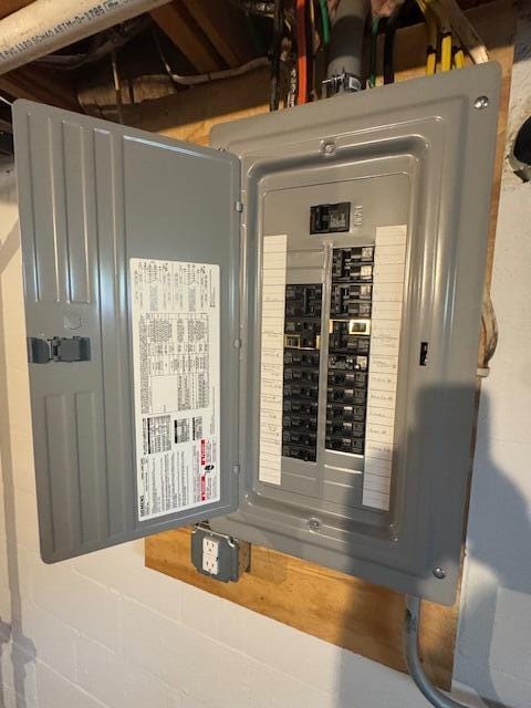 utilities with electric panel