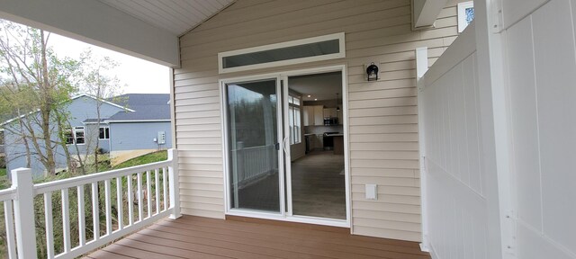 view of deck