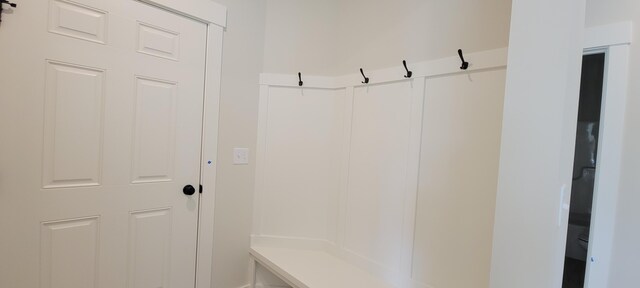view of mudroom