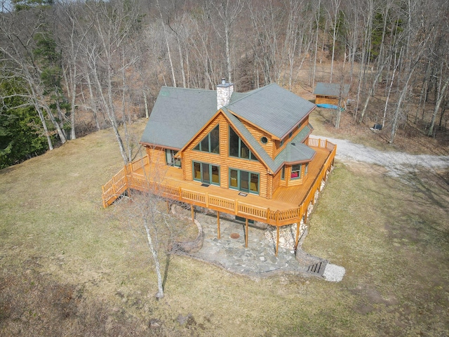 drone / aerial view