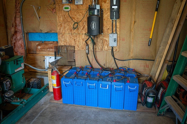 view of utility room