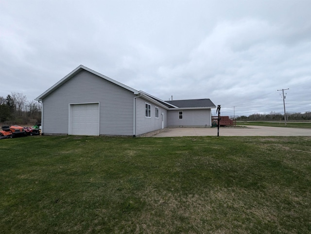 3344 E Huron, Au Gres, MI 48703 - view of property exterior with a yard and a patio area
