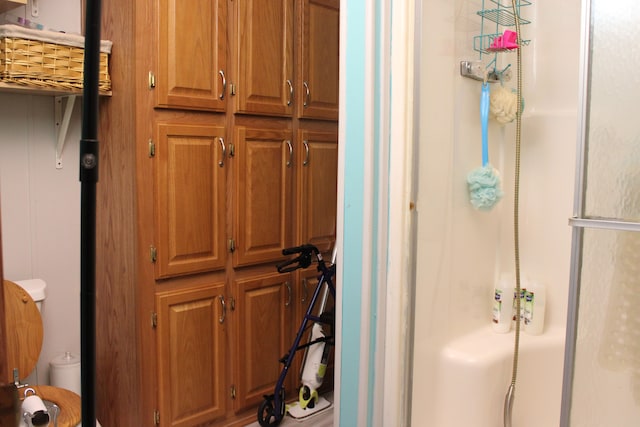 bathroom featuring toilet