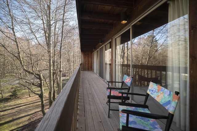 view of deck
