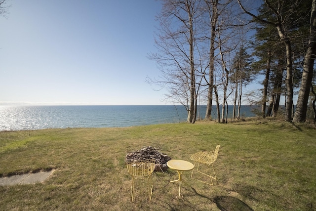 property view of water