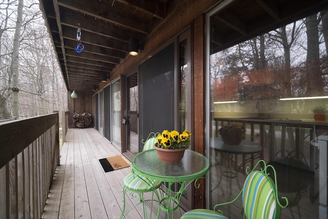 view of deck