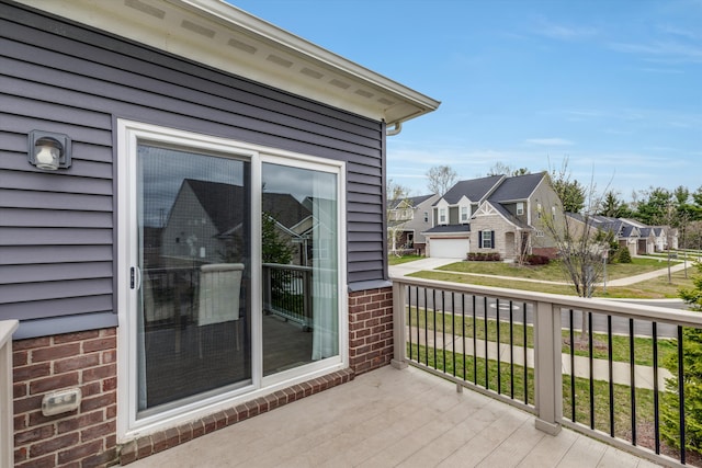 2774 Polson St, Ann Arbor, MI 48105 - deck with a residential view