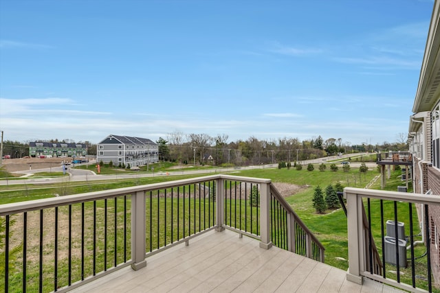 2774 Polson St, Ann Arbor, MI 48105 - wooden terrace featuring a lawn