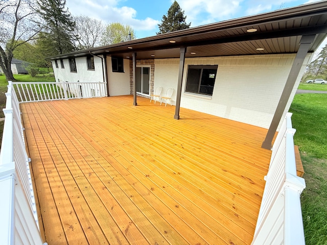 view of deck