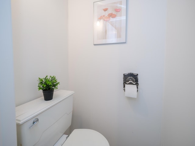 bathroom featuring toilet