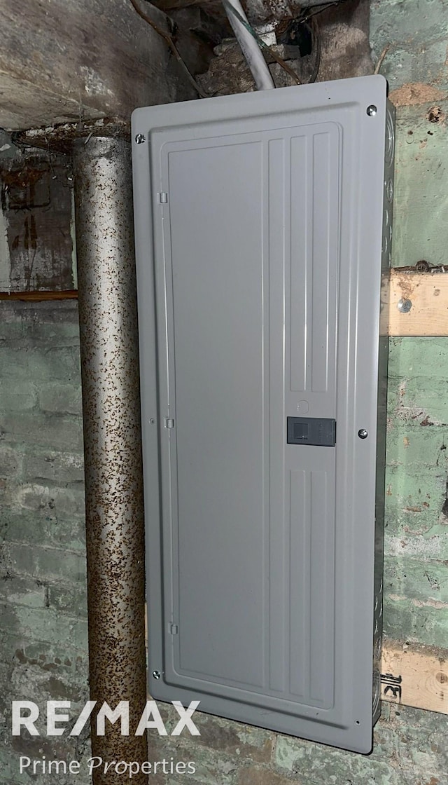 utility room with electric panel