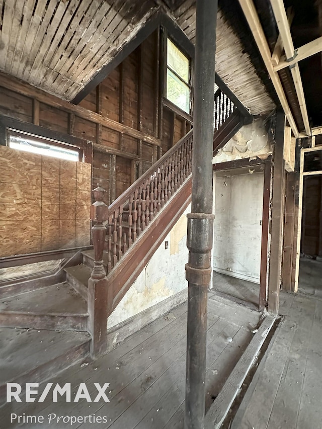 view of staircase