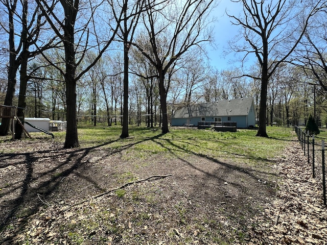9615 Woodland Ct, Ypsilanti, MI 48197 - view of yard featuring fence
