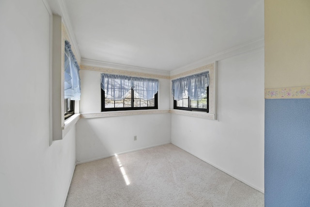 8577 Glenwood Ct, Jackson, MI 49201 - carpeted empty room with crown molding and baseboards